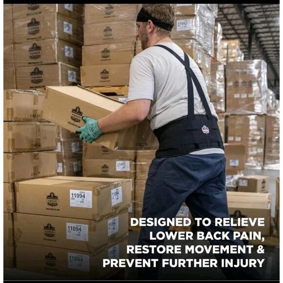 ProFlex 1650 Back Support Belt 7.5" Elastic, Adjustable Removeable Straps, ... - Picture 6 of 11